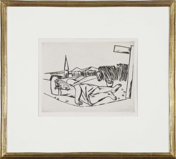 Max Beckmann - Gerahmt