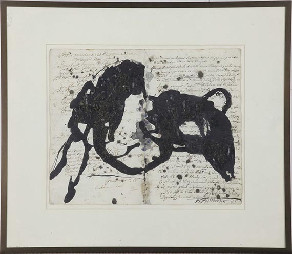 Emil Schumacher - Gerahmt