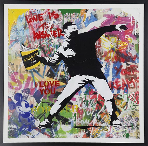 Mr. Brainwash (Thierry Guetta) - Gerahmt
