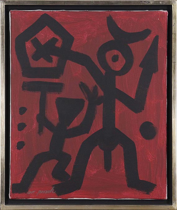 A. R. Penck (d.i. Ralf Winkler) - Gerahmt