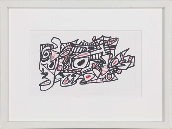 Jean Dubuffet - Gerahmt