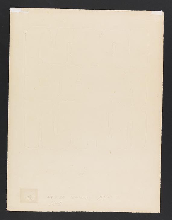 Pierre Soulages - Rueckseite