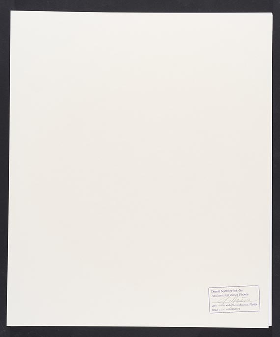 G&uuml;nter Brus - Rueckseite