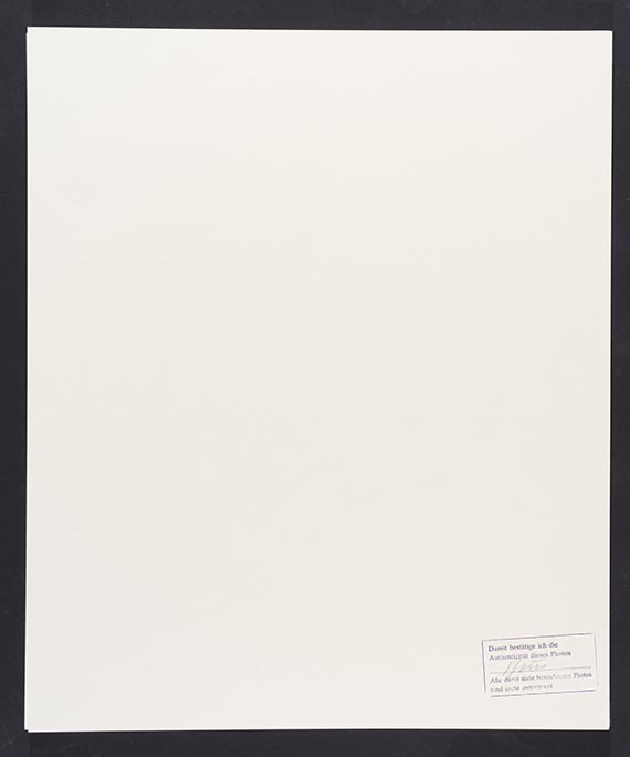 G&uuml;nter Brus - Rueckseite