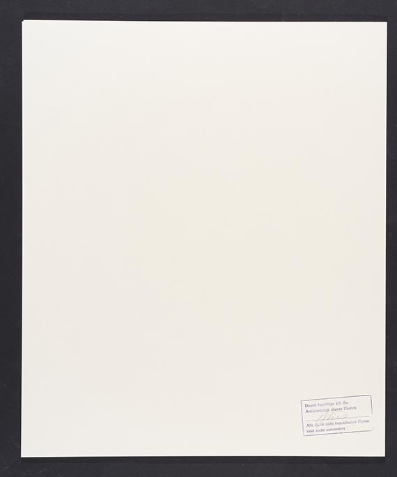 G&uuml;nter Brus - Rueckseite