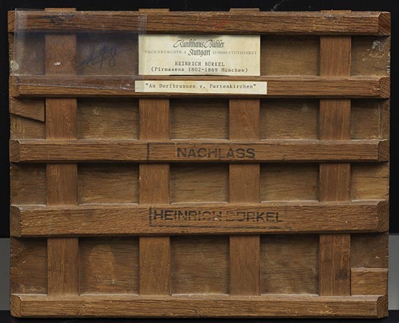 Heinrich Bürkel - Rueckseite