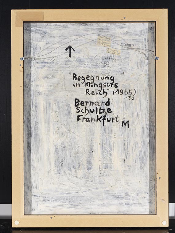 Bernard Schultze - Rueckseite