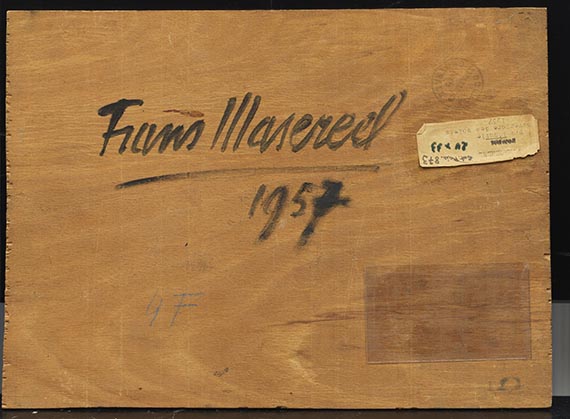 Frans Masereel - Rueckseite