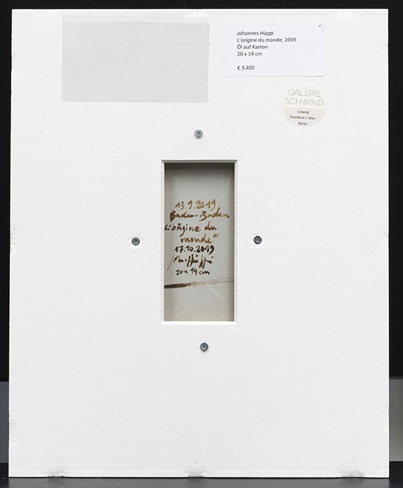 Johannes H&uuml;ppi - Rueckseite