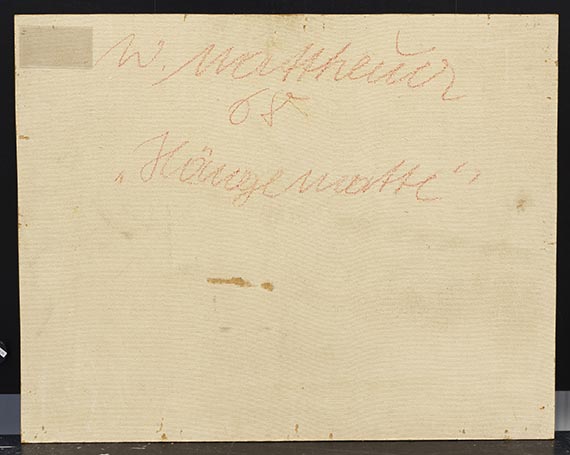 Wolfgang Mattheuer - Rueckseite