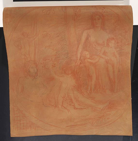 Hans von Marées - Rueckseite