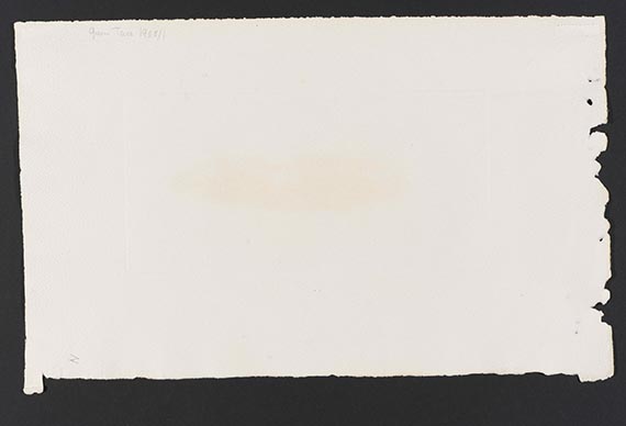 Jean Fautrier - Rueckseite