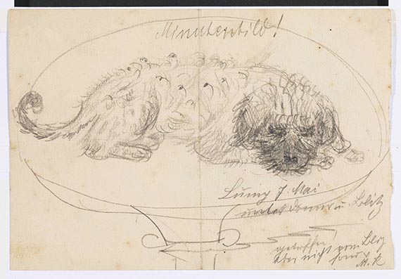 Max Klinger - Rueckseite