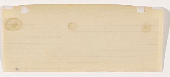 Max Klinger - Rueckseite