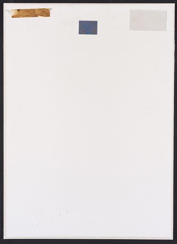 Emil Schumacher - Rueckseite