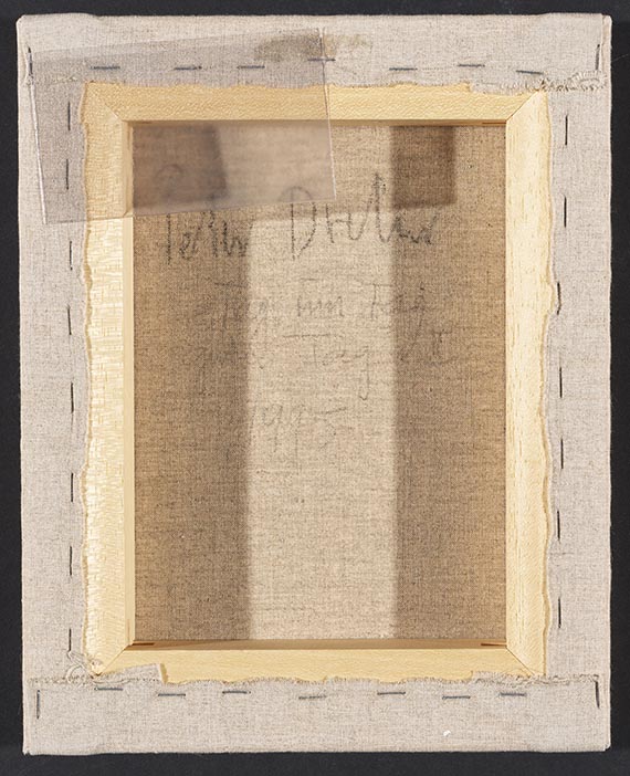 Peter Dreher - Rueckseite