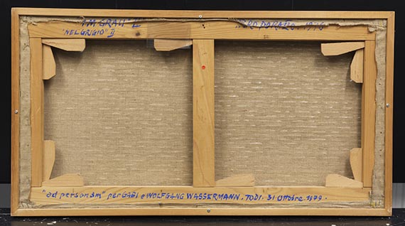 Piero Dorazio - Rueckseite