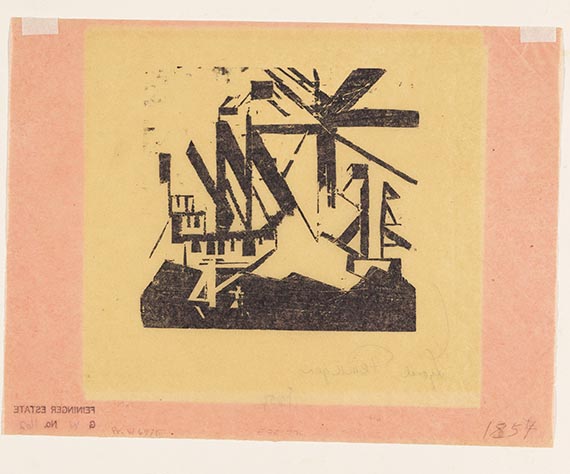 Lyonel Feininger - Rueckseite