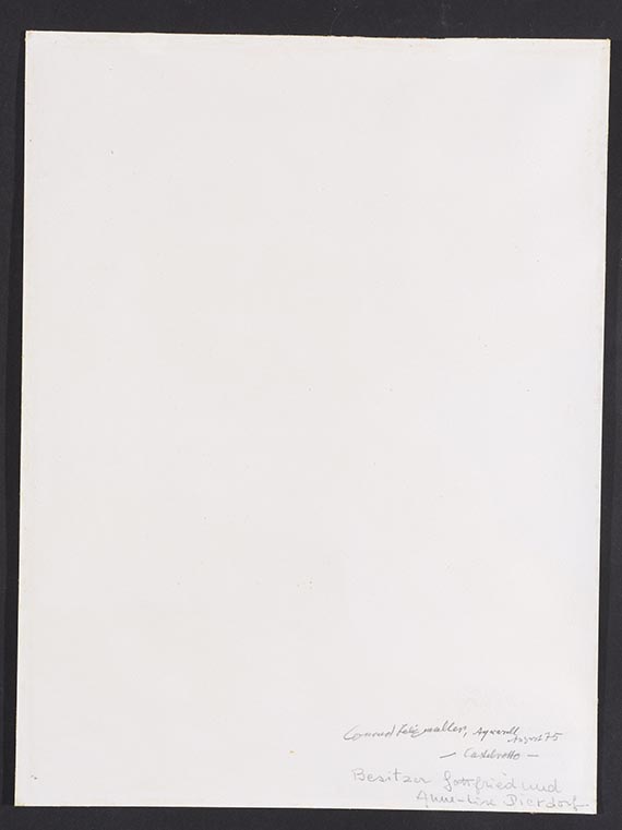 Conrad Felixm&uuml;ller - Rueckseite