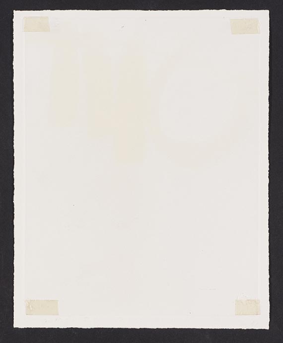 Pierre Soulages - Rueckseite
