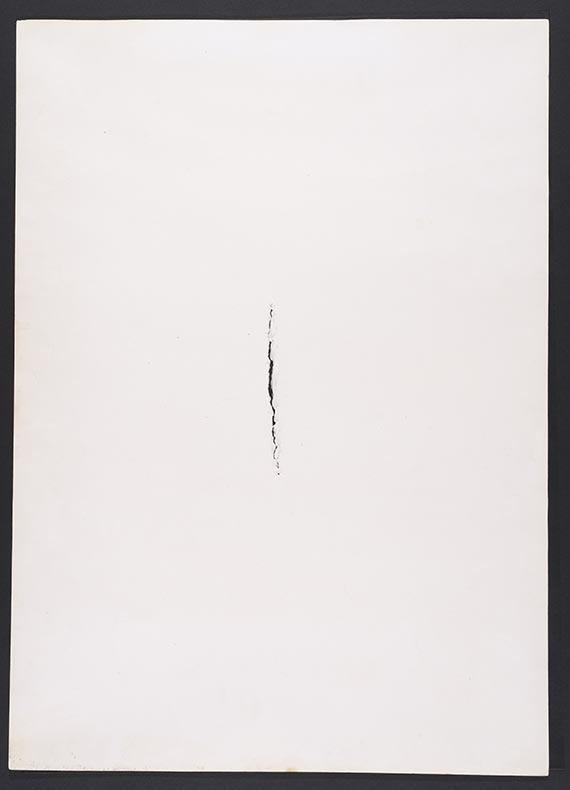 Lucio Fontana - Rueckseite