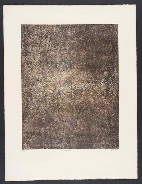 Jean Dubuffet - Zustand